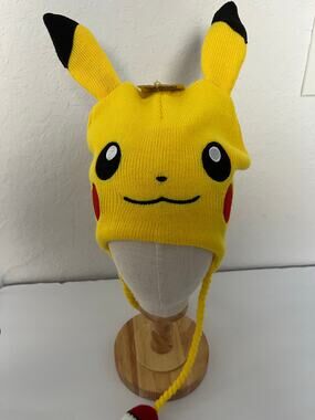 Bioworld Pokemon Pikachu Laplander Cosplay Beanie Cap Hat One Size Licensed New